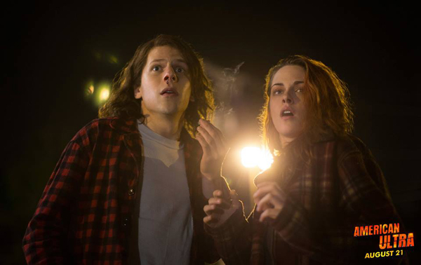 คริสเตน สจ๊วต-เจสซี่ ไอเซนเบิร์ก อวดโฉมโปสเตอร์ใหม่ American Ultra