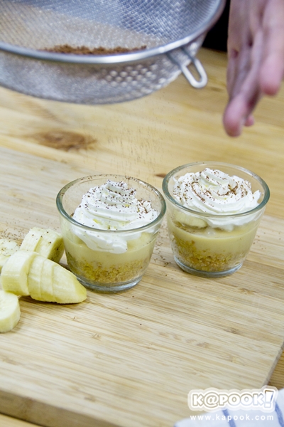 บานอฟฟี่พาย ขนมหวานทำง่ายไม่อบ หอมอร่อยรสละมุน