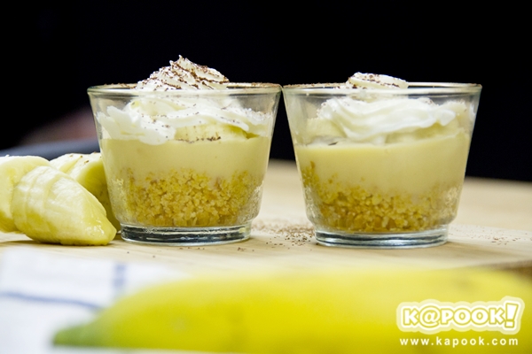 บานอฟฟี่พาย ขนมหวานทำง่ายไม่อบ หอมอร่อยรสละมุน