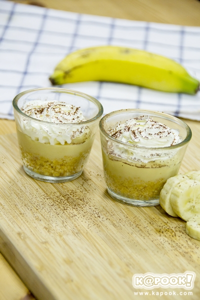 บานอฟฟี่พาย ขนมหวานทำง่ายไม่อบ หอมอร่อยรสละมุน