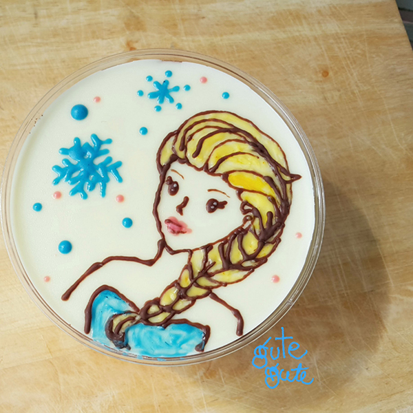 มูสเค้กหน้าการ์ตูน 