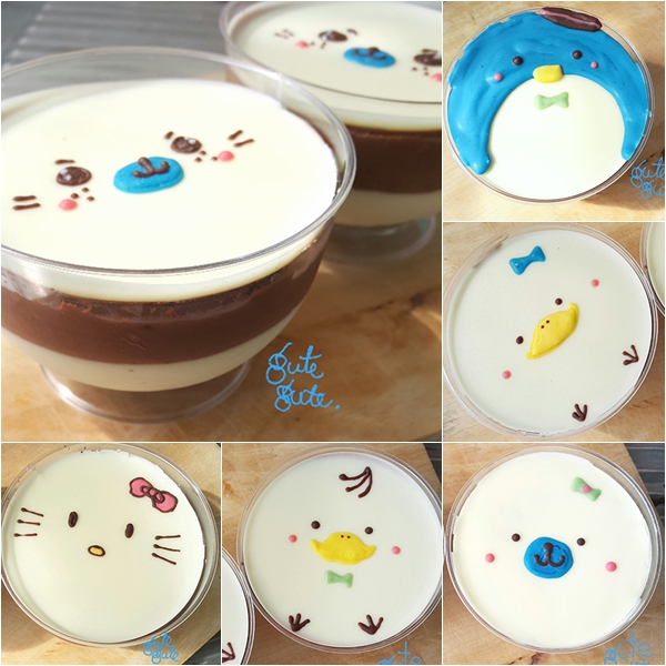 มูสเค้กหน้าการ์ตูน 