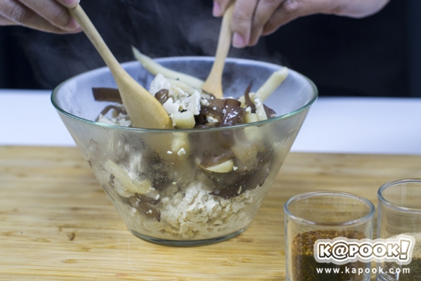 ลาบเต้าหู้เจ 