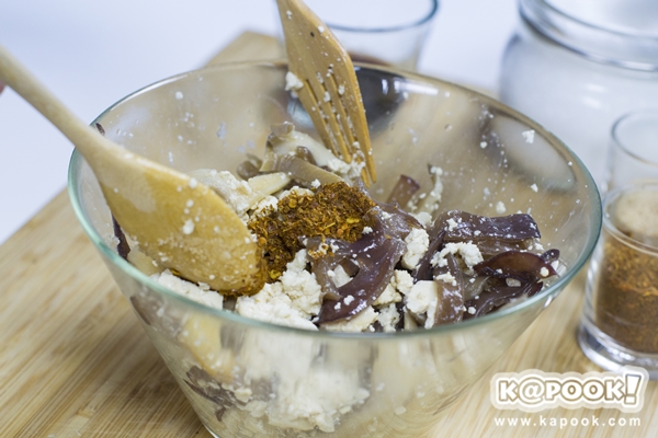 ลาบเต้าหู้เจ 