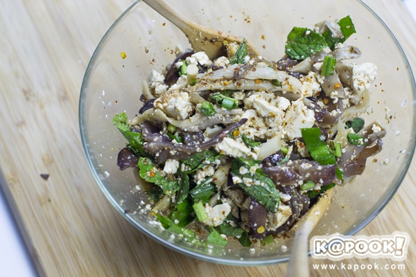 ลาบเต้าหู้เจ 