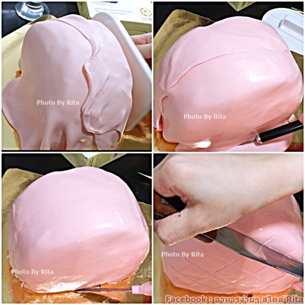 เค้กกระเป๋าเครื่องสำอาง 