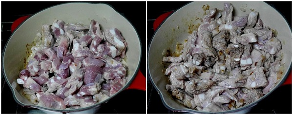 หมูต้มซีอิ๊วใส่กุ้ง 