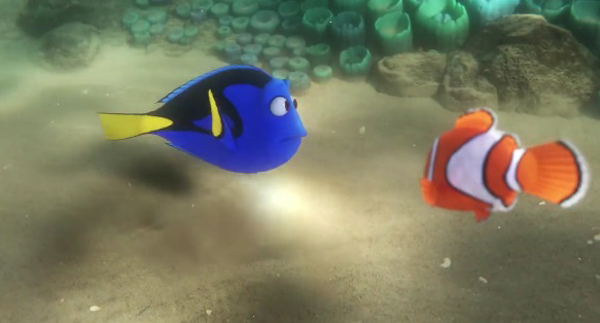 โปสเตอร์แรก Finding Dory ภาคต่อของ Finding Nemo