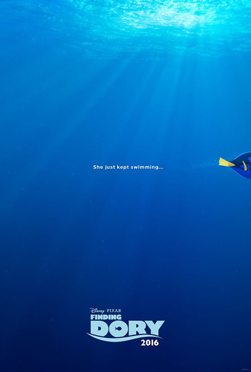 โปสเตอร์แรก Finding Dory ภาคต่อของ Finding Nemo