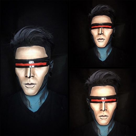 แต่งหน้าเป็นตัวการ์ตูน