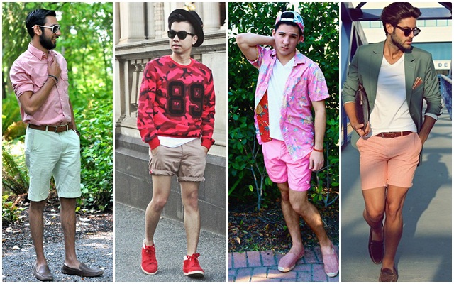 เสื้อผ้าสีชมพูผู้ชาย