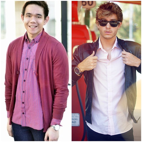 เสื้อผ้าสีชมพูผู้ชาย