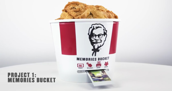 ถังไก่ KFC พรินท์รูป