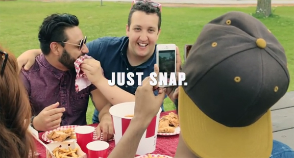 ถังไก่ KFC พรินท์รูป