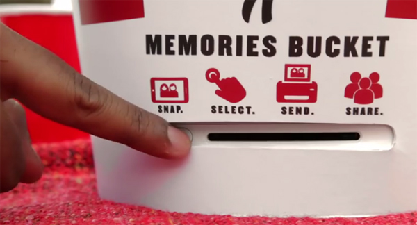 ถังไก่ KFC พรินท์รูป