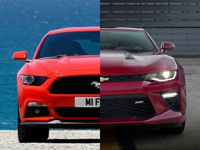 Chevrolet Camaro, Ford Mustang