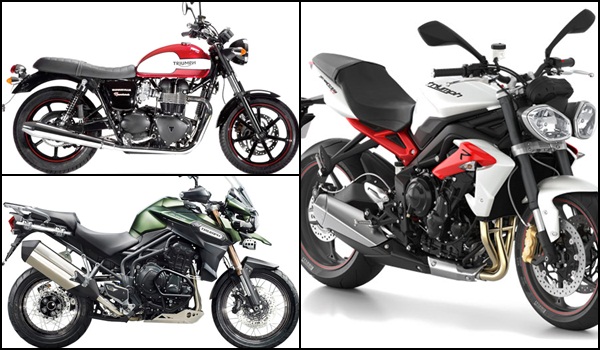 ราคารถบิ๊กไบค์ Triumph