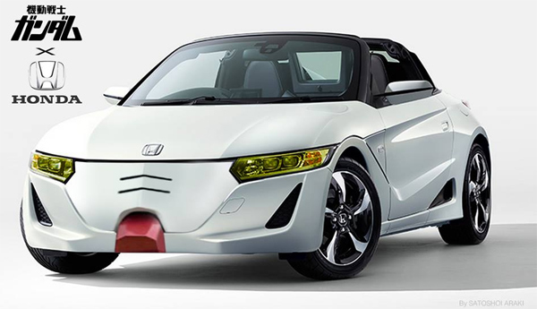 Honda S660 เวอร์ชั่นรถกันดั้ม