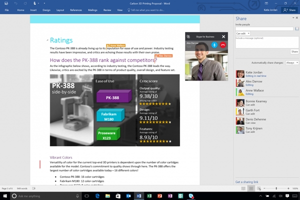 ไมโครซอฟท์เปิดตัว Office 2016