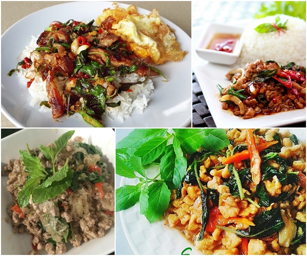 8 สูตรผัดกะเพรา