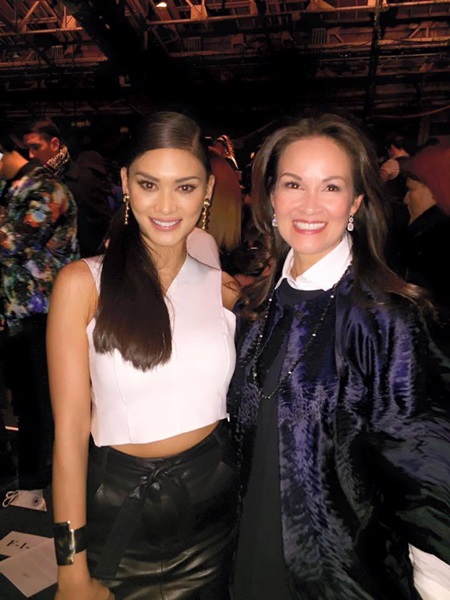 ปิอา มิสยูนิเวิร์สคนล่าสุด แชะภาพคู่ ปุ๋ย ภรณ์ทิพย์