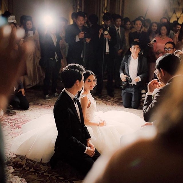 บรรยากาศงานแต่งงาน เบเบ้ ธันย์ชนก - บูม บวรวาณิชย์
