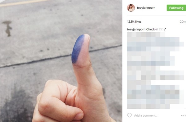 ดาราไทย พร้อมใจไปใช้สิทธิ ลงประชามติ