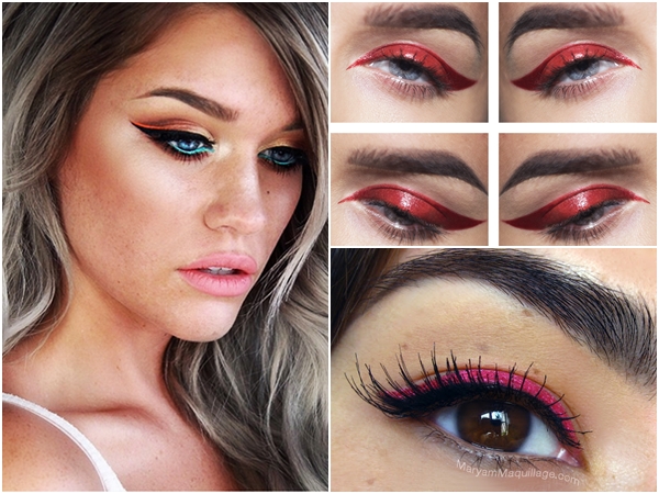 ไอเดียกรีดอายไลเนอร์สี