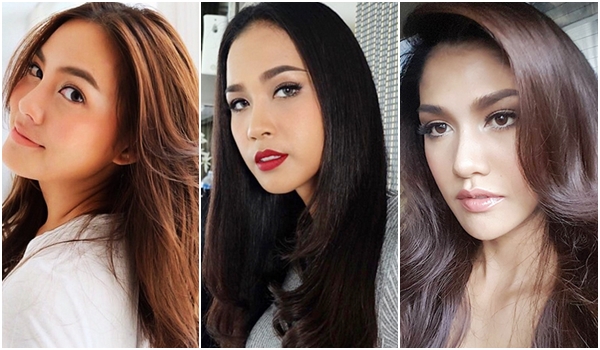 สีผมดารา ผิวคล้ำ