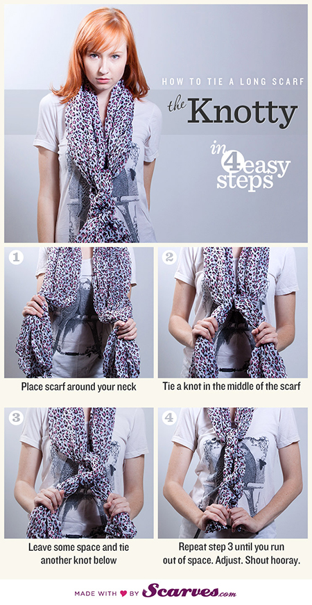 วิธีผูกผ้าพันคอ