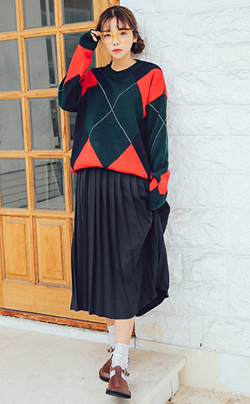 กระโปรงพลีทยาว ใส่ยังไงไม่ให้ดูแก่ กระโปรงพลีทยาว ใส่ยังไงไม่ให้ดูแก่