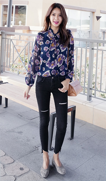 กางเกงยีนส์สี