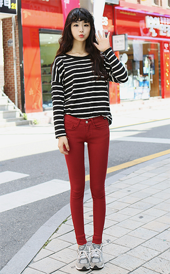 กางเกงยีนส์สี