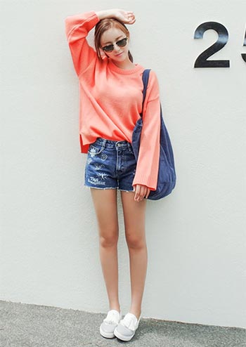 ยีนส์ขาสั้น ยีนส์ขาสั้น