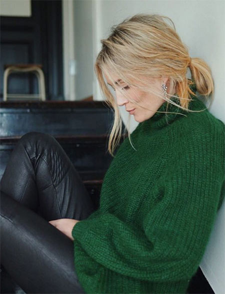 ผมมวยยุ่ง ๆ