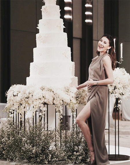 แนน ปิยะดา แฟชั่นชุดคลุมท้อง