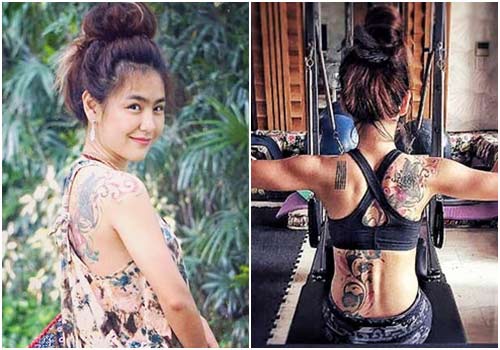 รอยสักดารา ผู้หญิง