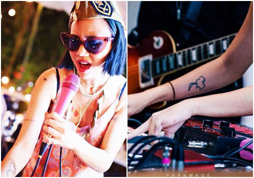 รอยสักดารา ผู้หญิง