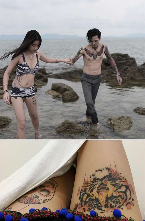 รอยสักดารา ผู้หญิง