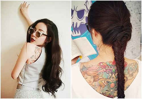 รอยสักดารา ผู้หญิง