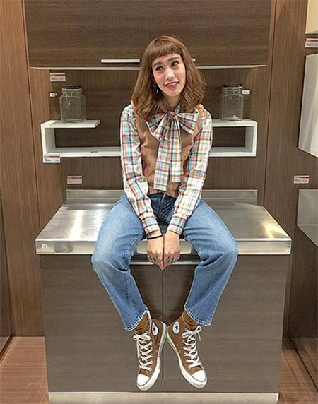 เสื้อลายสก๊อตดารา