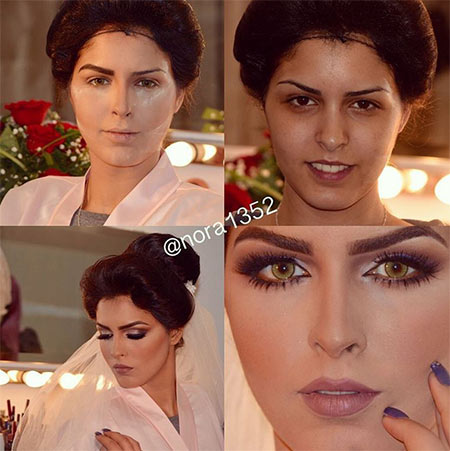 ภาพก่อน-หลังแต่งหน้า ภาพก่อน-หลังแต่งหน้า