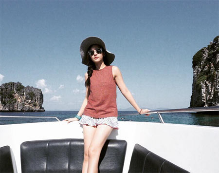 ชุดไปทะเลดารา ชุดไปทะเลดารา