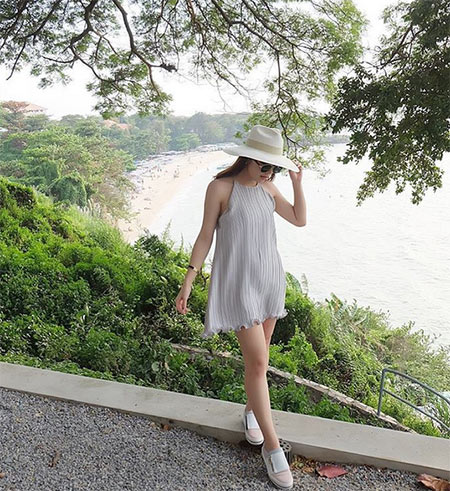 ชุดไปทะเลดารา ชุดไปทะเลดารา