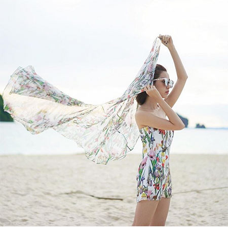 ชุดไปทะเลดารา ชุดไปทะเลดารา