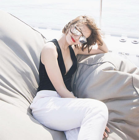 ชุดไปทะเลดารา ชุดไปทะเลดารา