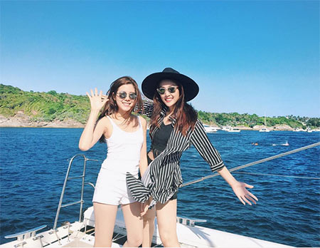 ชุดไปทะเลดารา ชุดไปทะเลดารา