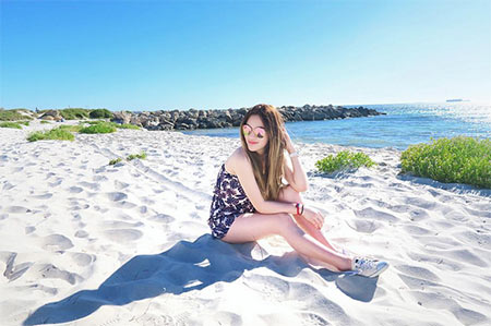 ชุดไปทะเลดารา ชุดไปทะเลดารา