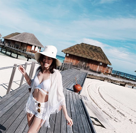 ชุดไปทะเลดารา ชุดไปทะเลดารา