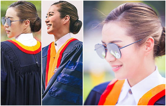 ทรงผมรับปริญญาดารา